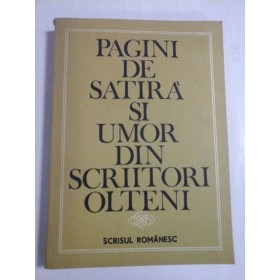 PAGINI DE SATIRA SI UMOR DIN SCRIITORI OLTENI - ION DIANU